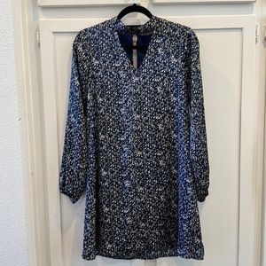 Beautiful Blue long sleeved Dress size XS